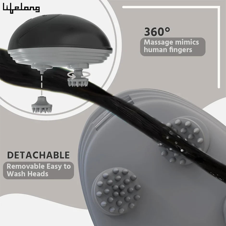 Rechargeable Waterproof Scalp Massager™ – Relax, Refresh & Rejuvenate